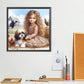 Diamond Painting - Full Round / Square - Dog and Girl G
