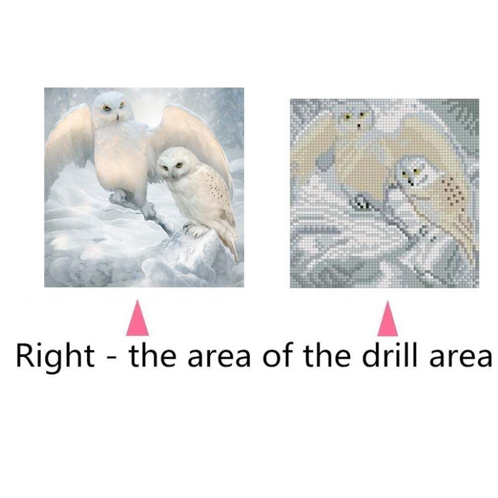 Diamond Painting - Full Round - Snow White Birds