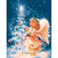 Christmas Oil Painting By Numbers Art Pictures Craft for  