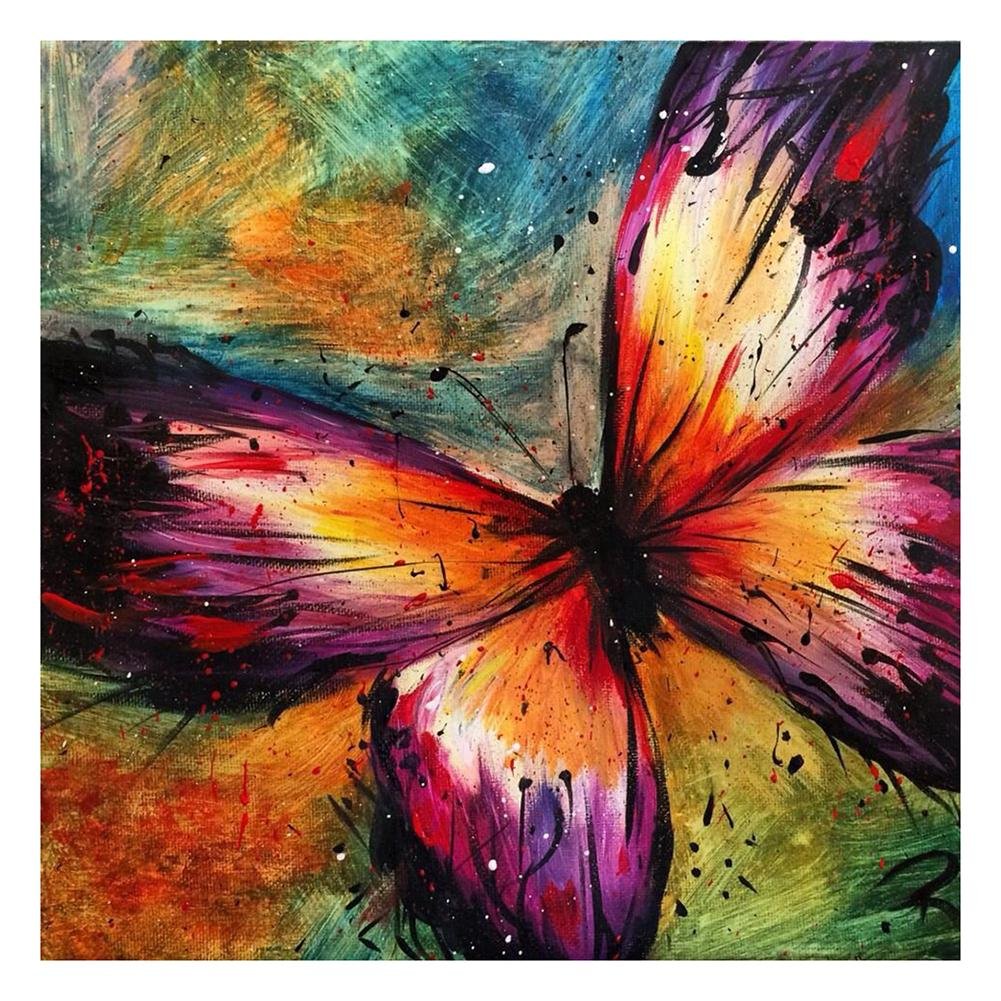 Butterfly Round Diamond Beads Art Painting