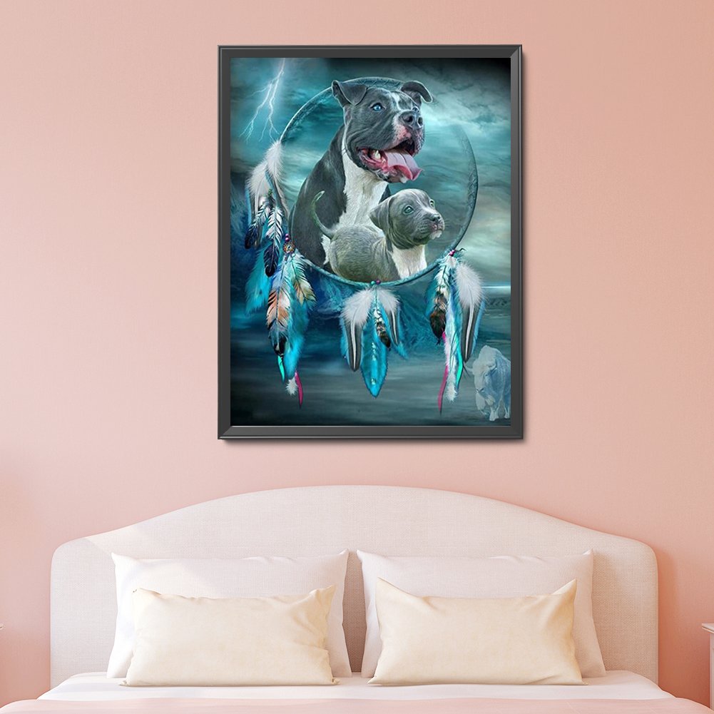 Diamond Painting - Full Round - Dogs G