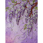 DIY Pearl Painting With Frame - Handmade Self-Adhesive Pearls - Violet (30*40cm)