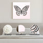 DIY Pearl Painting With Frame - Handmade Self-Adhesive Pearls - Butterfly (30*30cm) H