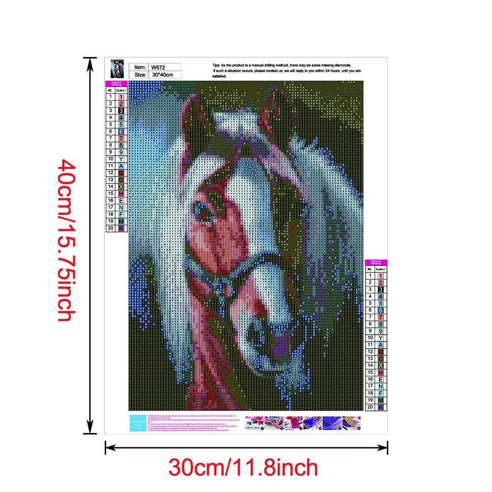 Diamond Painting - Full Round - Horse E