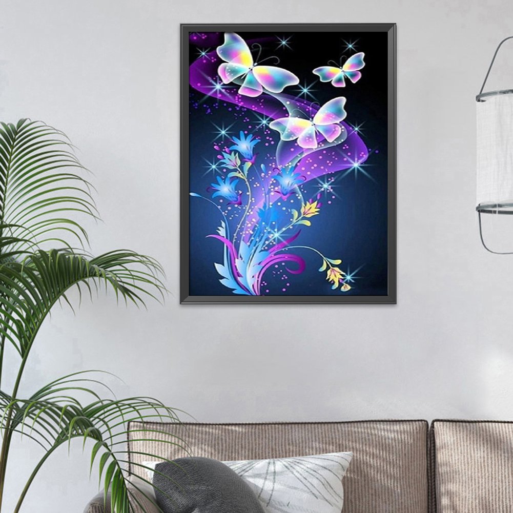 11ct Stamped Cross Stitch - Butterfly (40*50cm) C