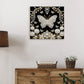 DIY Pearl Painting With Frame - Handmade Self-Adhesive Pearls - Butterfly (25*25cm) C