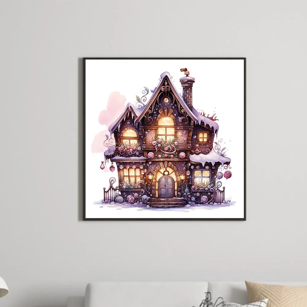 Diamond Painting - Full Round / Square - Candy Snow House