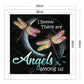 11ct Stamped Cross Stitch - Dragonfly Letter (40*40cm)