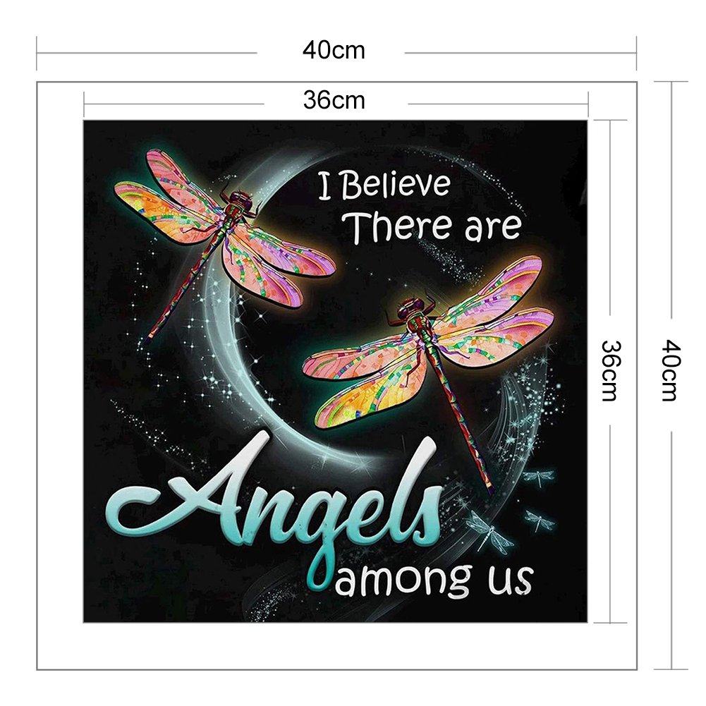 11ct Stamped Cross Stitch - Dragonfly Letter (40*40cm)
