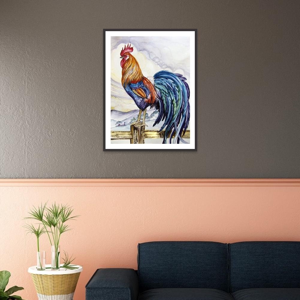 Diamond Painting - Full Round - Rooster B