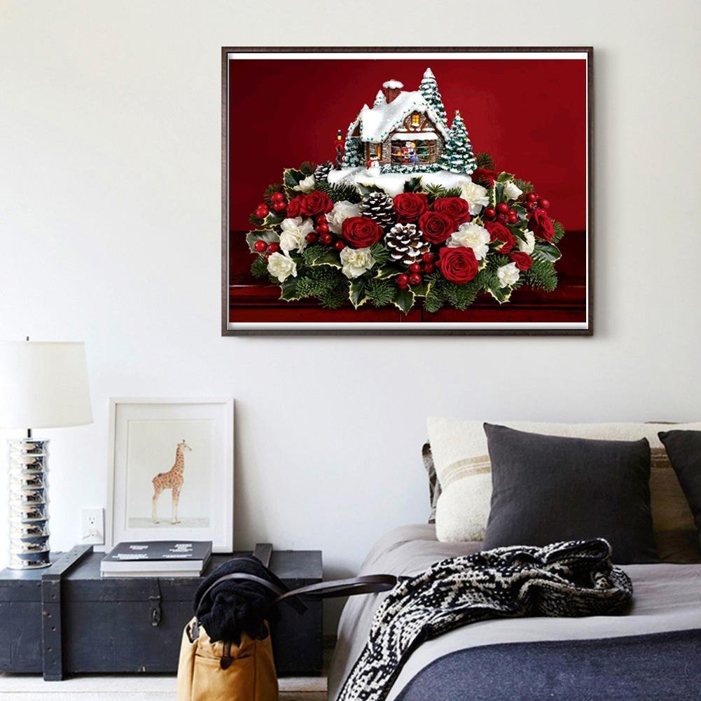 Diamond Painting - Full Round - Rose House