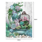 Flower DIY Oil Coloring Canvas Paint Drawing Pictures Living Room Wall Art
