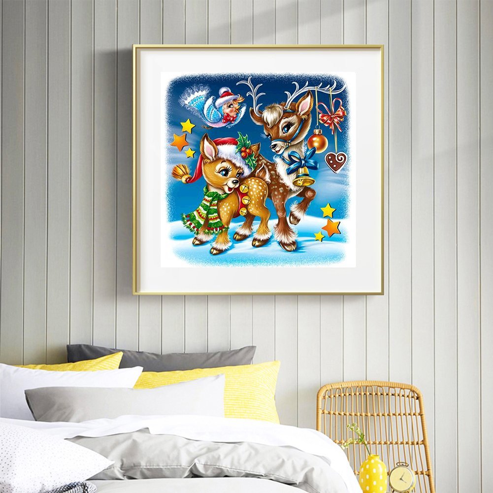 Diamond Painting - Full Round - Deers A