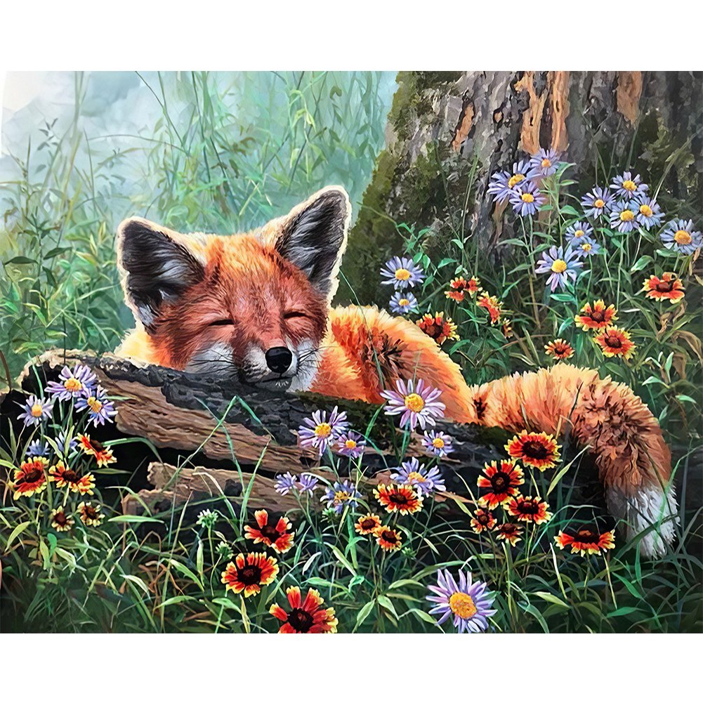 11ct Stamped Cross Stitch Fox (50*40cm)