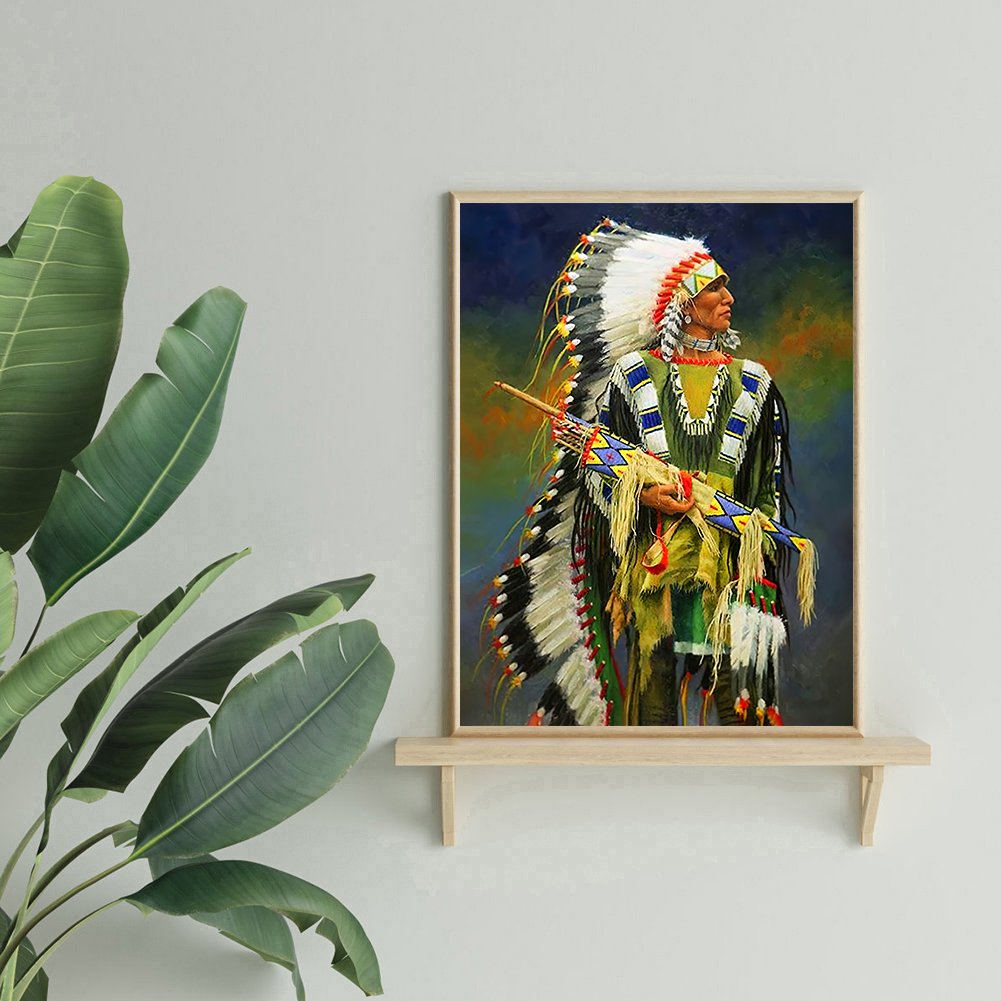 Diamond Painting - Full Round - Indians