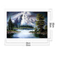 11CT Stamped Cross Stitch - Mountain(50*40CM)