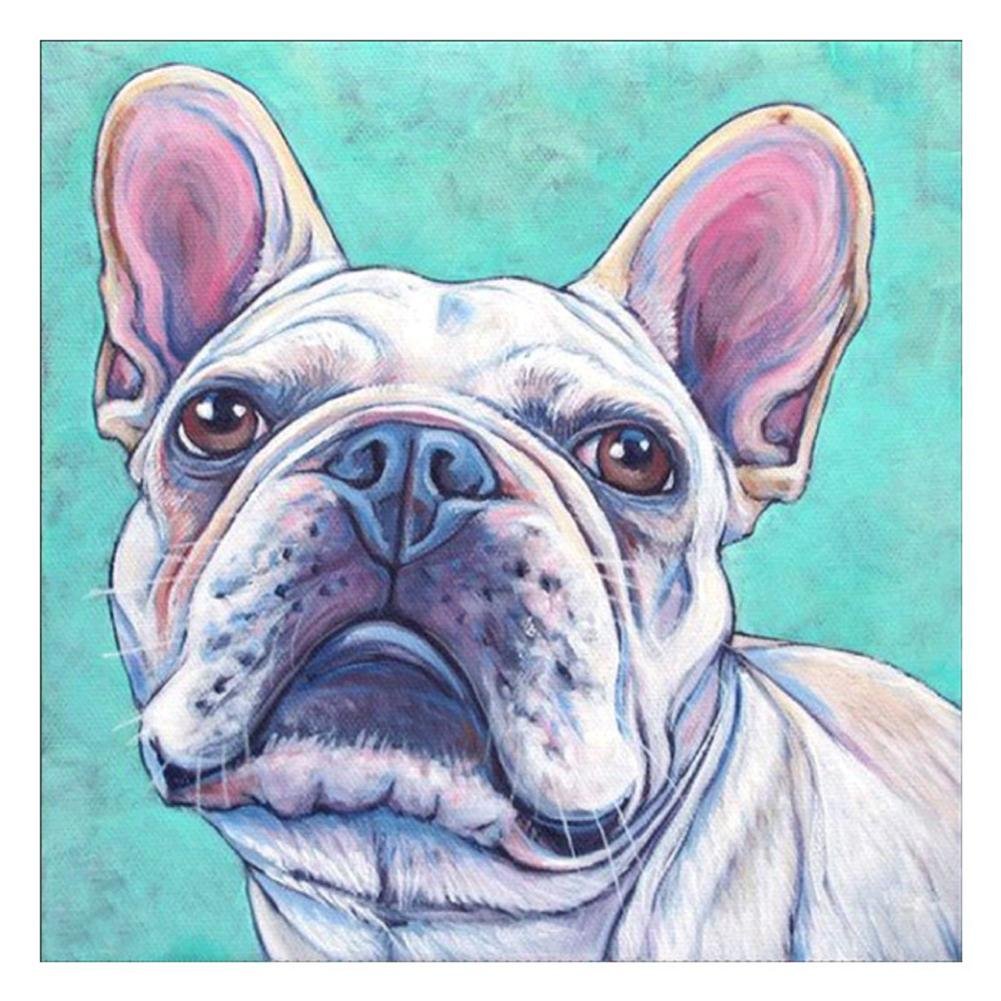 5D Diy Diamond Painting Kit Full Round Beads Dog
