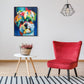 Oil Painting By Number Picture Acrylic Canvas Colorful Dog Wall Art Craft Decor