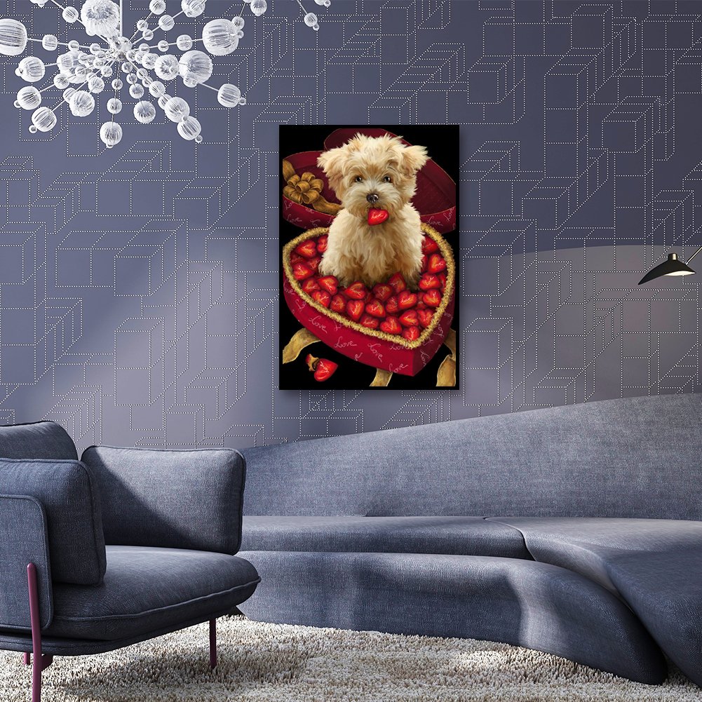 Diamond Painting - Full Round - Dog 27