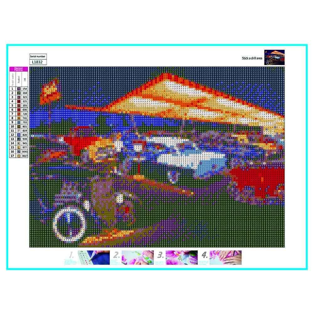 Diamond Painting - Full Round - Parking Lot A