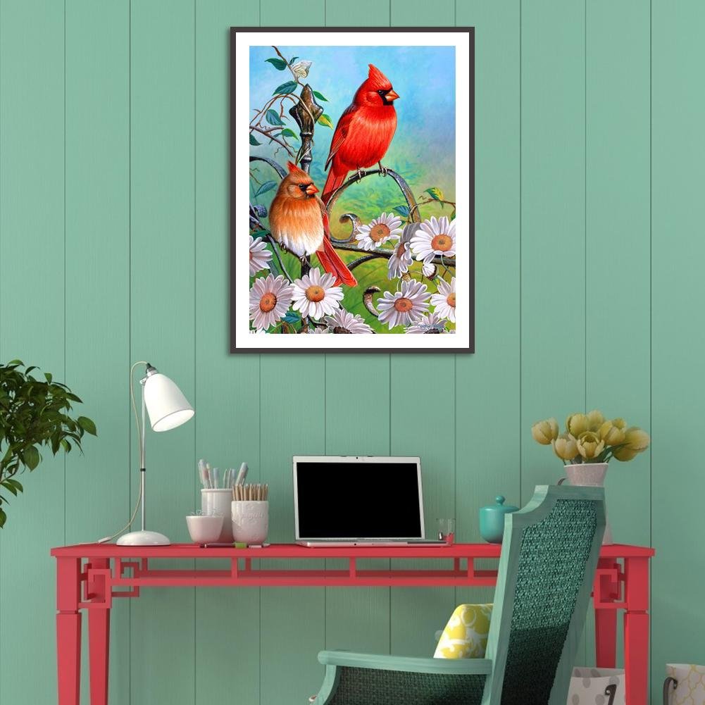 Diamond Painting - Full Round - Birds F