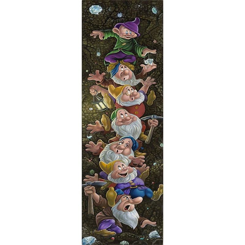 Dwarfs Full Round Square Drill Big Size Diamond Painting Kits
