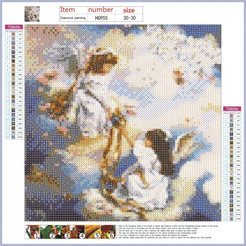 5D DIY Diamond Painting Kit - Full Round - Angel of Love