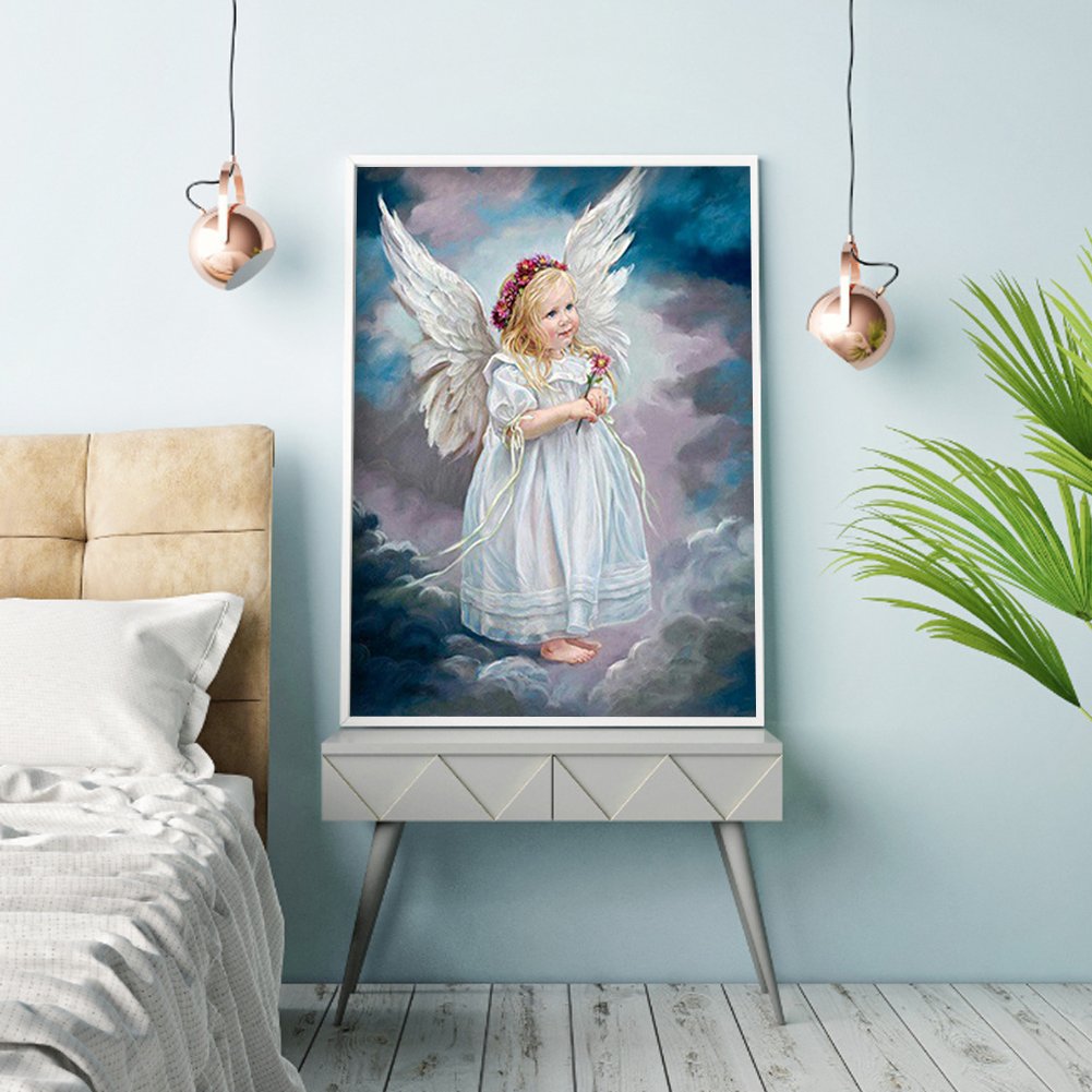 11ct Stamped Cross Stitch Angel (40*50cm)
