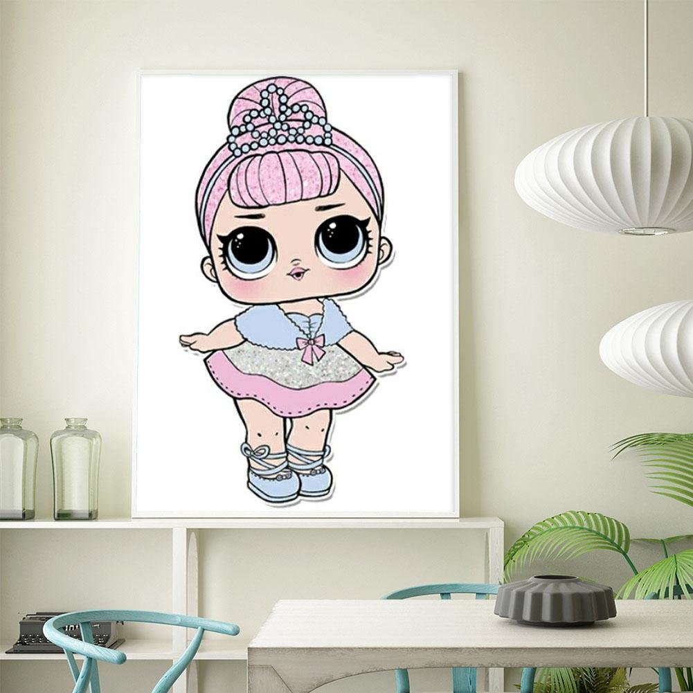 5D DIY Diamond Painting Kit - Full Round - Lol Doll