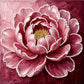 DIY Pearl Painting With Frame - Handmade Self-Adhesive Pearls - Flower (25*25cm) F