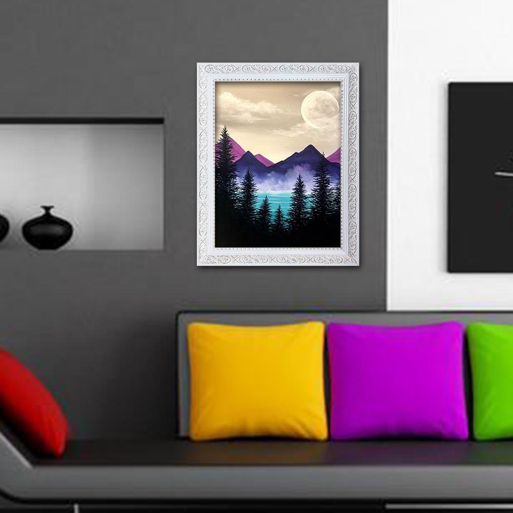 Diamond Painting - Full Round - Purple Mountain