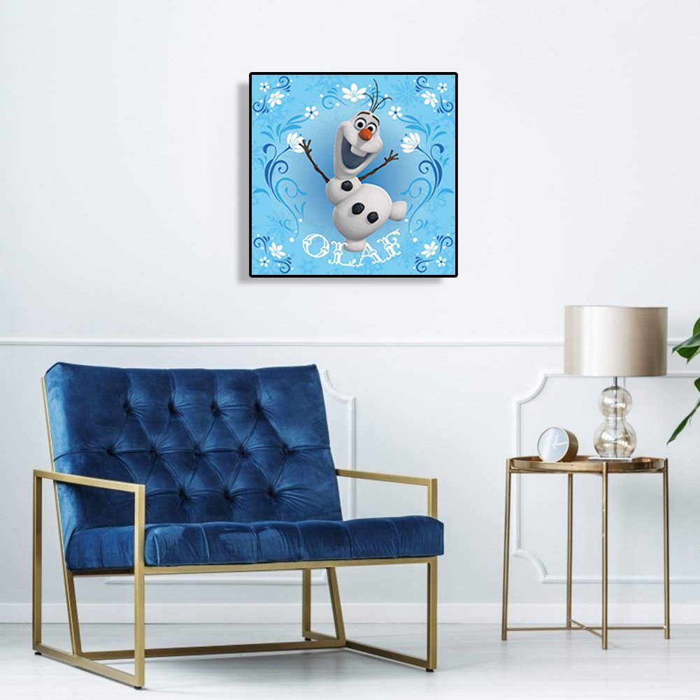 Olaf disney cartoon 5D DIY Full Drill Rhinestones Diamond Painting Mosaic Kits