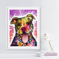 Diamond Painting - Full Round - Colorful Dog C