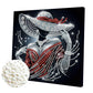 DIY Pearl Painting With Frame - Handmade Self-Adhesive Pearls - Lady (30*30cm) E