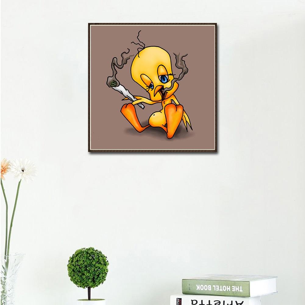 Diamond Painting - Full Round - Funny Cartoon Duck