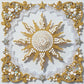 DIY Pearl Painting With Frame - Handmade Self-Adhesive Pearls - Sun (25*25cm)