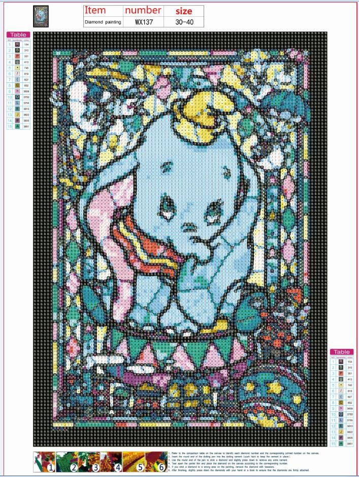 Diamond Painting - Full Round - Dumbo