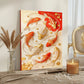 DIY Pearl Painting With Frame - Handmade Self-Adhesive Pearls - Koi Fish (40*50cm)