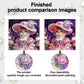 DIY Pearl Painting With Frame - Handmade Self-Adhesive Pearls - Cat (25*25cm) D