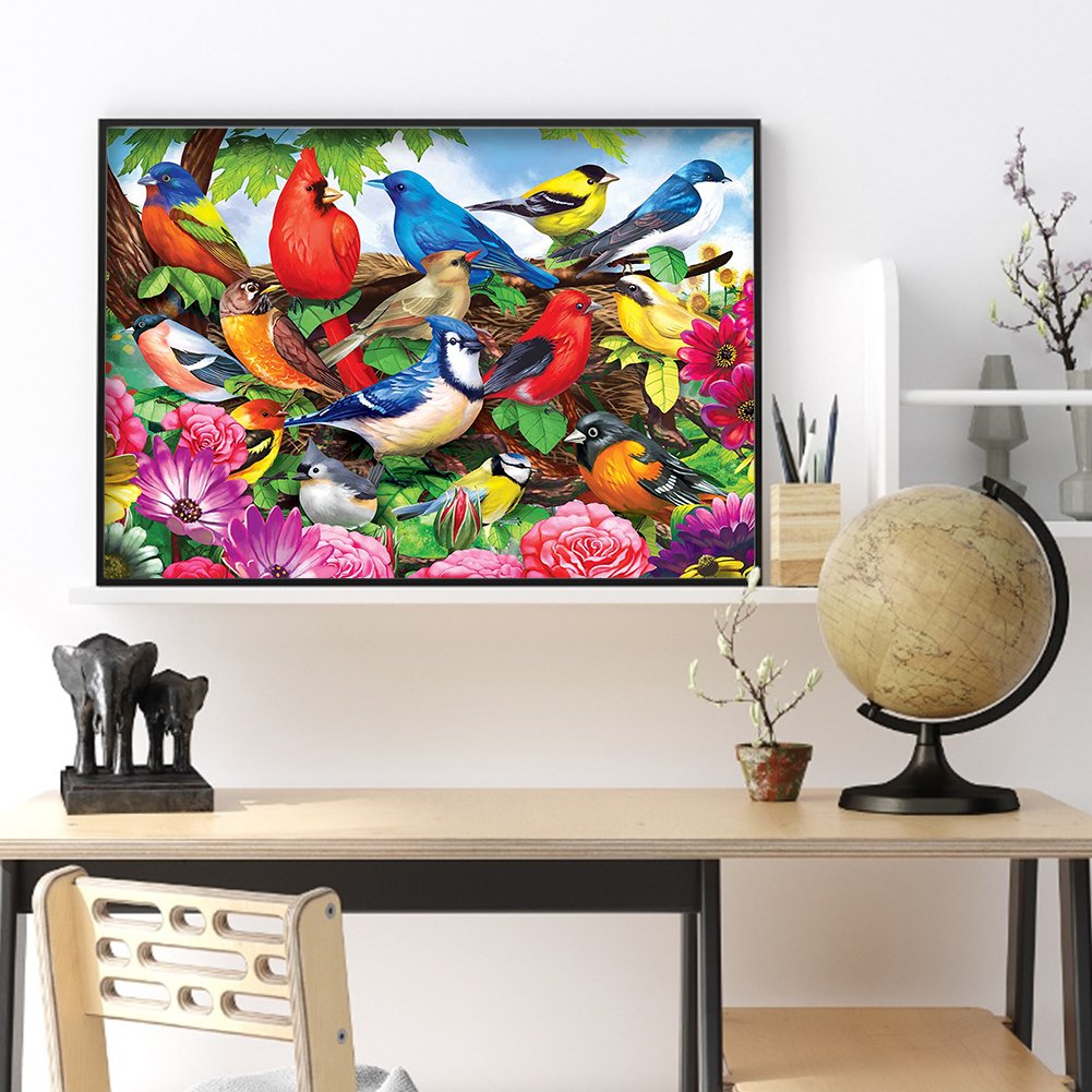 11ct Stamped Cross Stitch - Birds (50*40cm) B