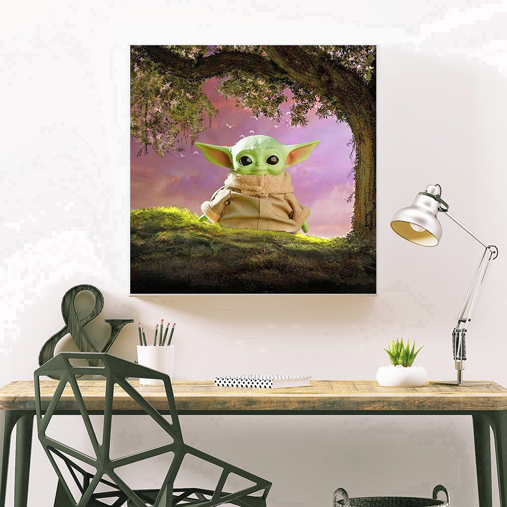 Diamond Painting - Full Round - Yoda A