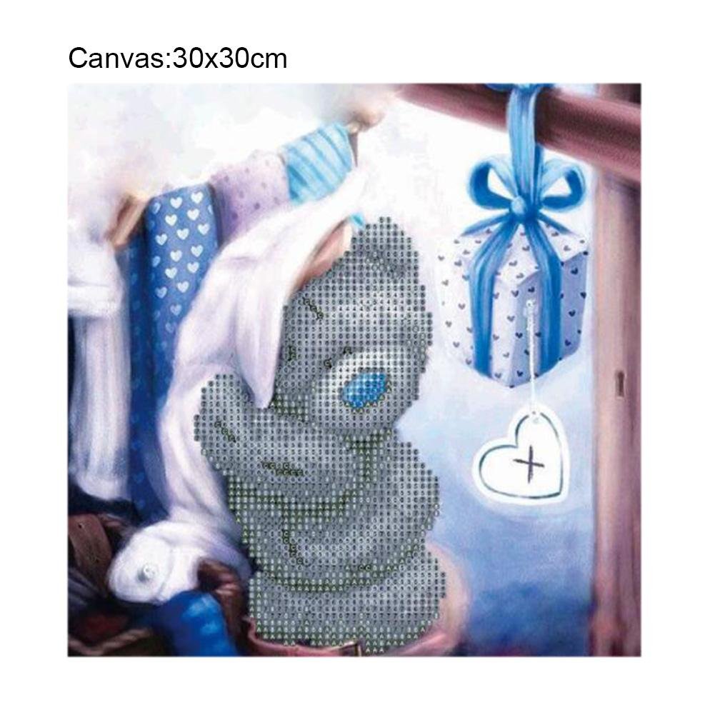 Diamond Painting - Partial Round - Bear B