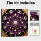 DIY Pearl Painting With Frame - Handmade Self-Adhesive Pearls - Mandala (30*30cm) B