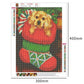 Diamond Painting - Full Round - Christmas Dog B
