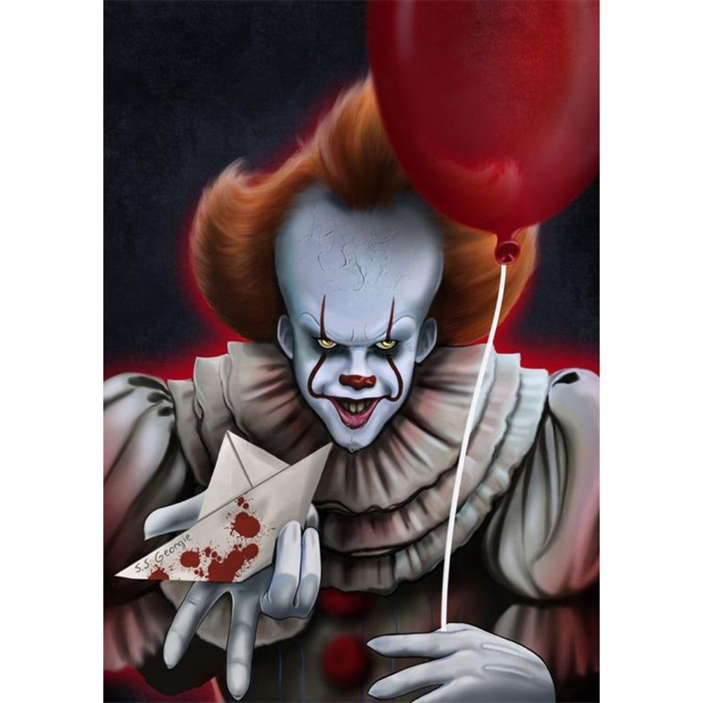 5D Diy Diamond Painting Kit Full Round Beads Clown