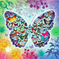 Diamond Painting - Full Round - Butterfly