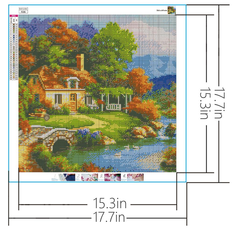 Rural Scenery | Full Square Diamond Painting Kits