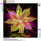 Diamond Painting - Partial Round - Abstract Flower