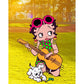 5d full drill round diamond painting kits Betty Boop