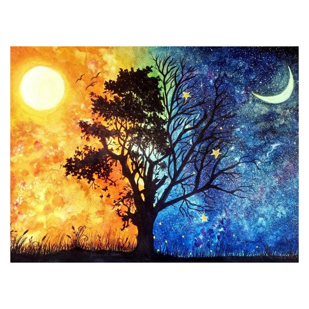 11ct Stamped Cross Stitch Tree(40*50cm)